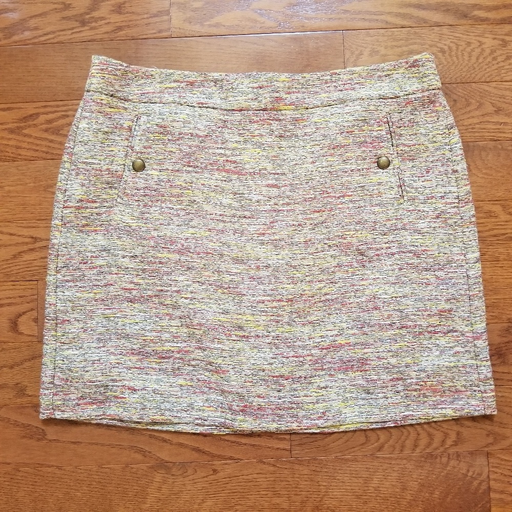Ann Taylor Loft Factory Tweed Skirt